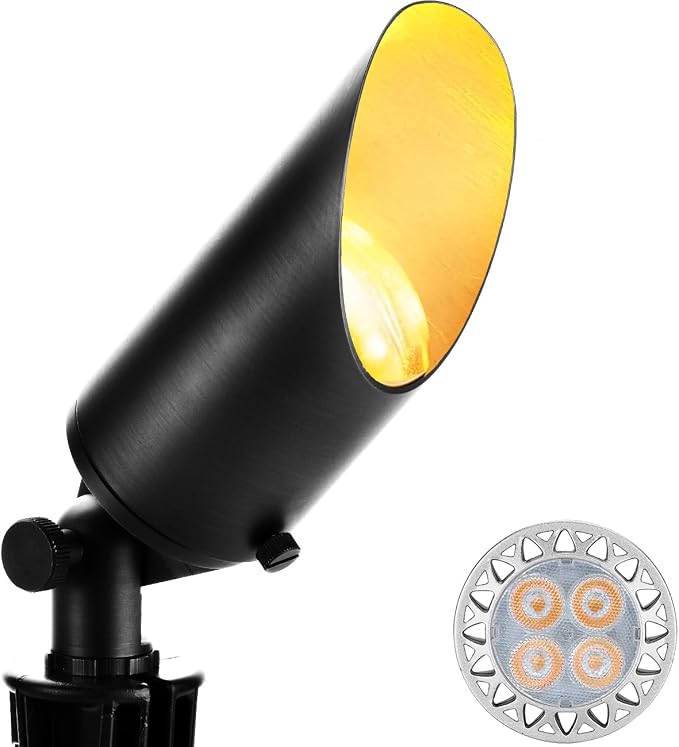 wowlite Landscape Spotlights Outdoor, 12V Low Voltage Landscape Lighting Fixture by wowlite