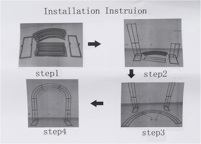 Large Size 8.53Ft Wedding Arch for Ceremony, Heavy Duty Climbing Flower Plant - Image 7