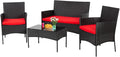 PayLessHere Outdoor Furniture Set 4Pc Modular Patio Furniture Set Water by PayLessHere
