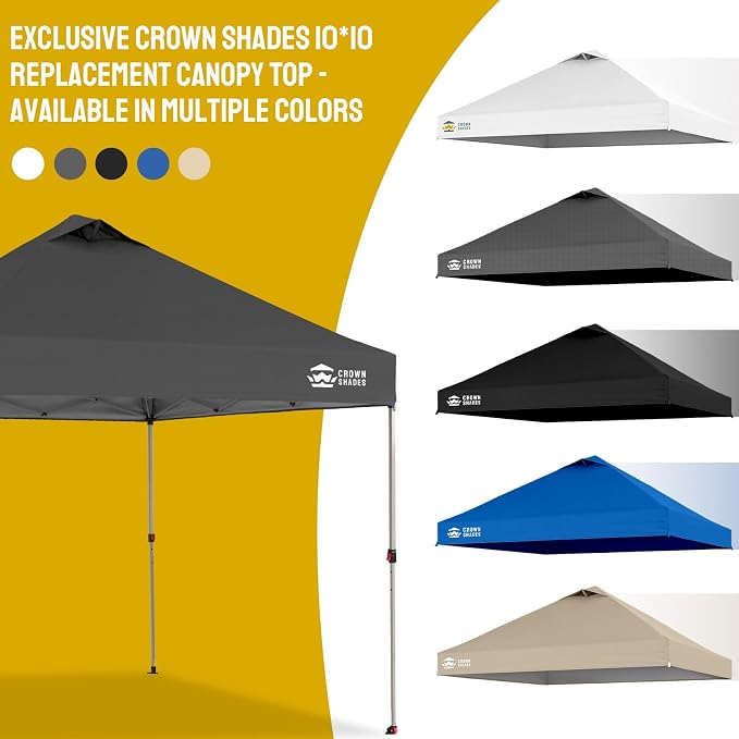 CROWN SHADES 10x10 Canopy Replacement Top - Image 7