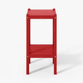 WestinTrends Malibu 36" Outdoor Adirondack HDPE 2-Tier Patio Side Table by WestinTrends