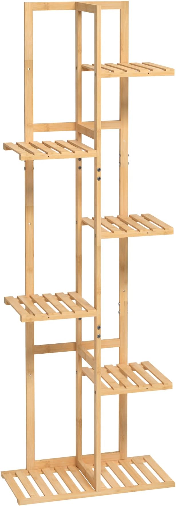 Laiensia Bamboo Plant Stand Rack 6 Tier, Indoor&Outdoor Planter Display Shelves - Image 9