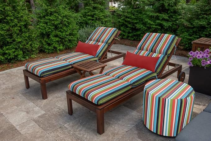 Sunbrella Patio Chaise Cushions - Image 4