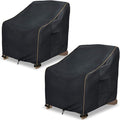Adirondack Chair Covers 2 Pack, Waterproof Heavy Duty Outdoor Chair Covers by LSongSKY