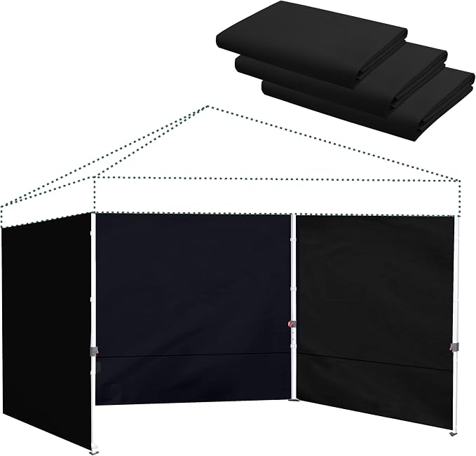 Canopy Sidewalls for 12x12 Pop Up Canopy 99% UV Protection, Waterproof by Unknown