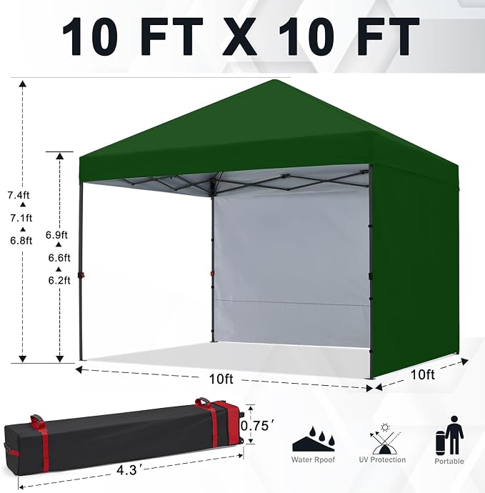 COOSHADE Pop Up Canopy Tent 10x10 - Image 5
