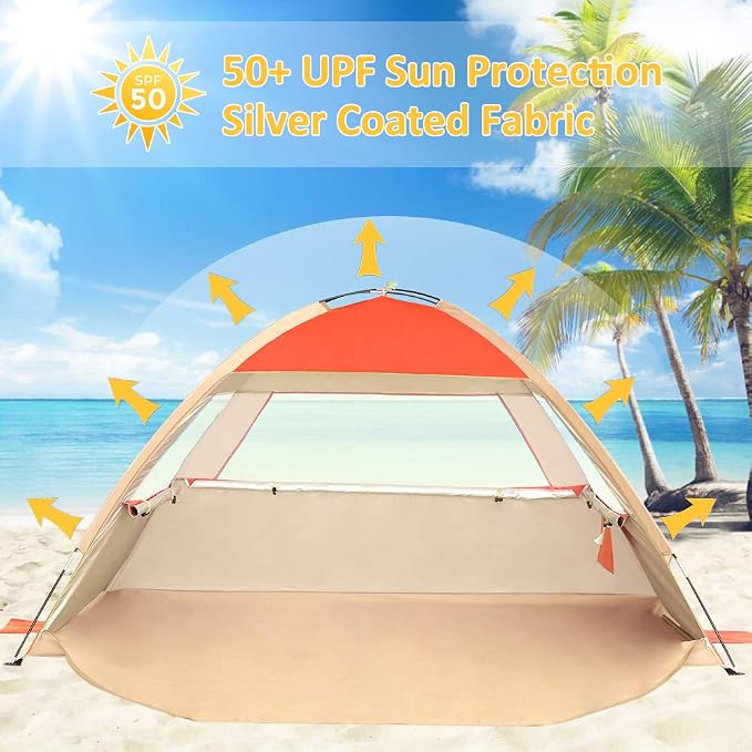 Gorich Beach Tent Sun Shelter for 3/4-5/6-7/8-10 Person - Image 2