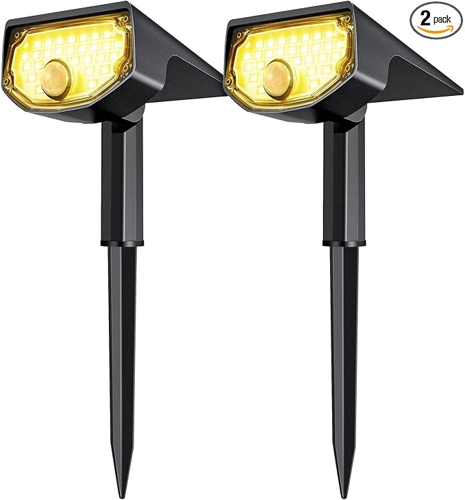 AloftSun Solar Motion Sensor Outdoor Lights, Waterproof Motion Sensor Spot by AloftSun