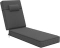 80 x 26 x 4 Inch Olefin Chaise Lounge Cushions, Lounge Chair Cushions by Unknown
