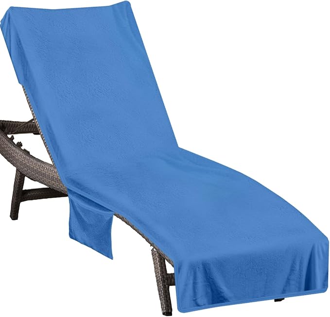 Lounge Chair Towel Cover, Beach Chair Cover by Ruikyhom