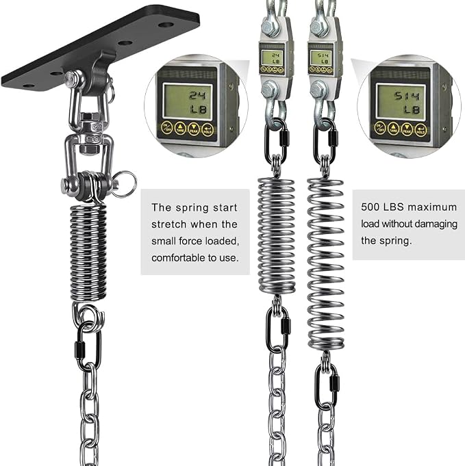 Dolibest Hammock Chair Hanging Kit, Heavy Duty Swing Hanger - Image 4