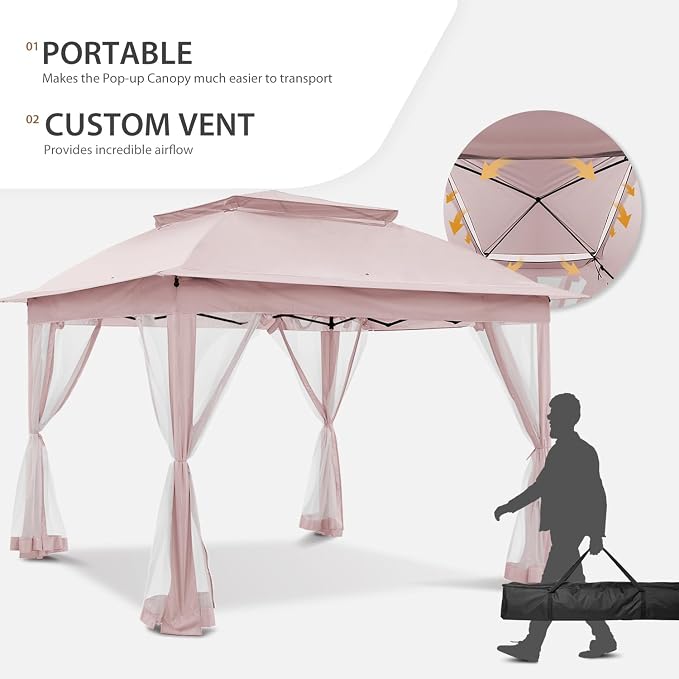 COOS BAY 11x11 Pop Up Gazebo - Image 3