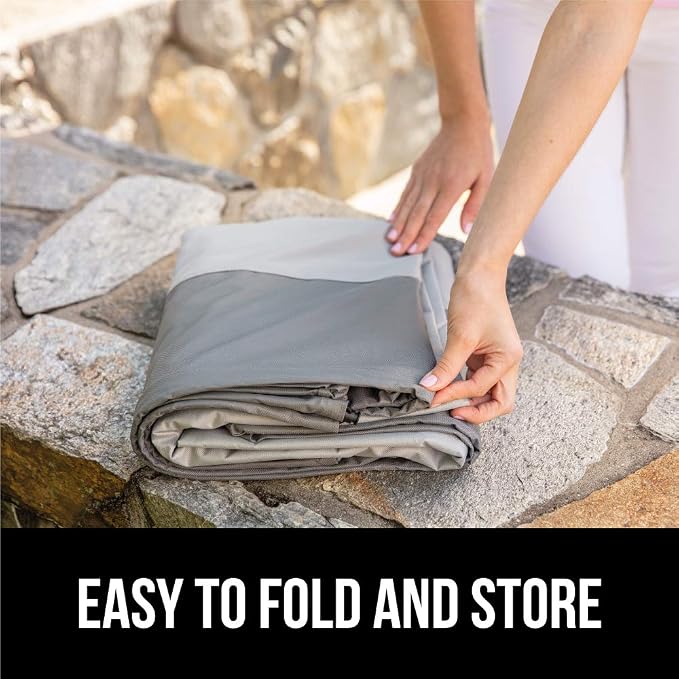 GORILLA GRIP Waterproof Medium Outdoor Patio Chair Cover, 2 Pack, 40 Inch - Image 8