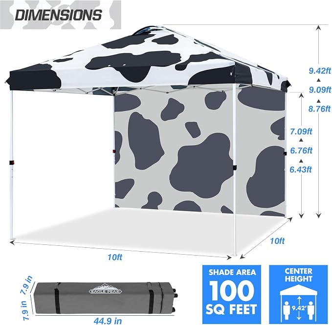 EAGLE PEAK Commercial Canopy 10x10 Pop Up Canopy Tent - Image 3
