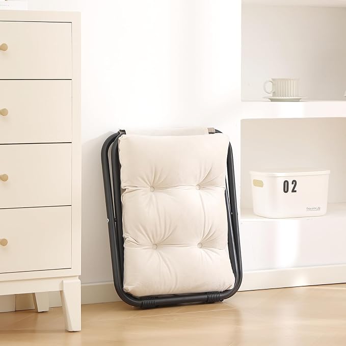 LITA Folding Upholstered Footrest Stool - Image 4