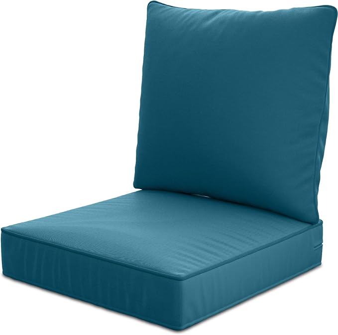 22" x 22" x 6" Outdoor Deep Seat Cushions by Unknown