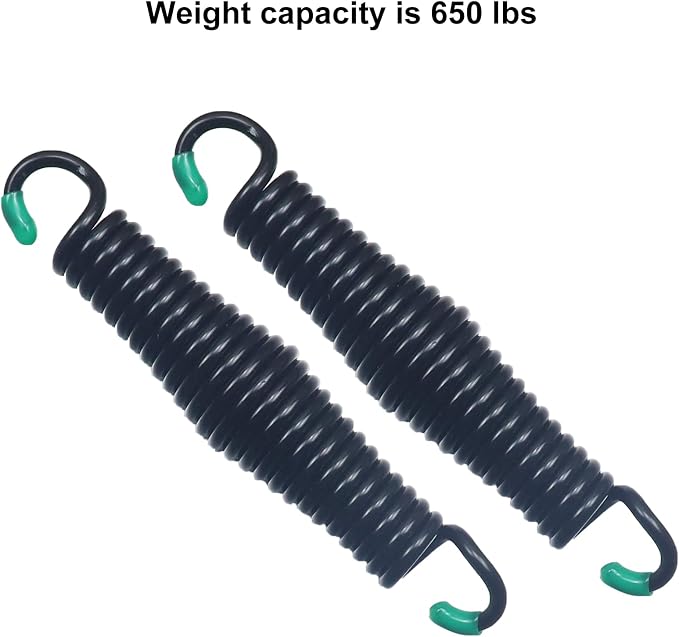 Porch Swing Springs Hammock Chair Spring Hold up to 1300lbs Heavy-Duty Chrome - Image 7