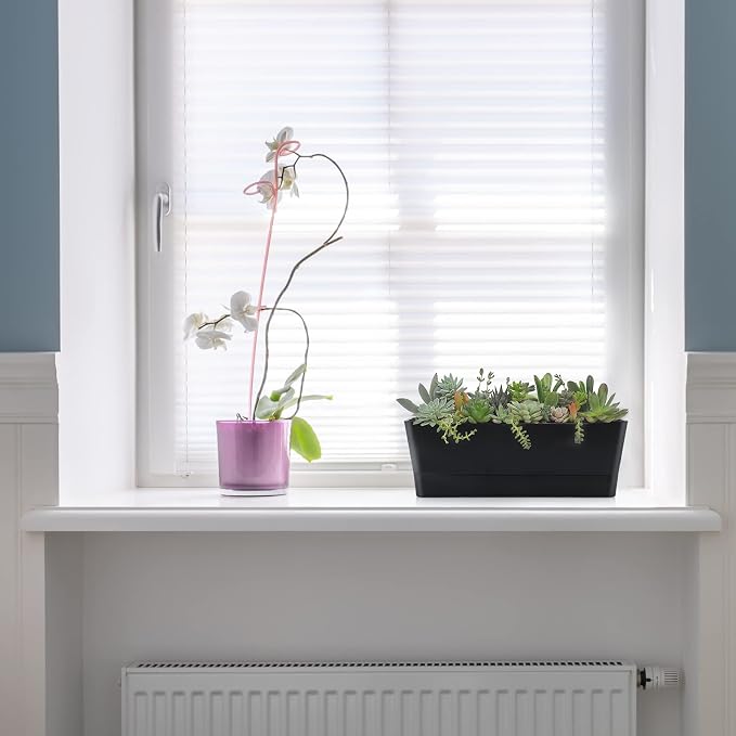 Skelang 3 Pcs Rectangular Plant Pot, Windowsill Container - Image 7