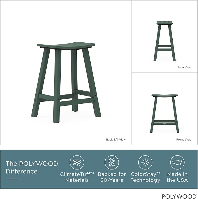 POLYWOOD Outdoor Bar Stools - Image 3