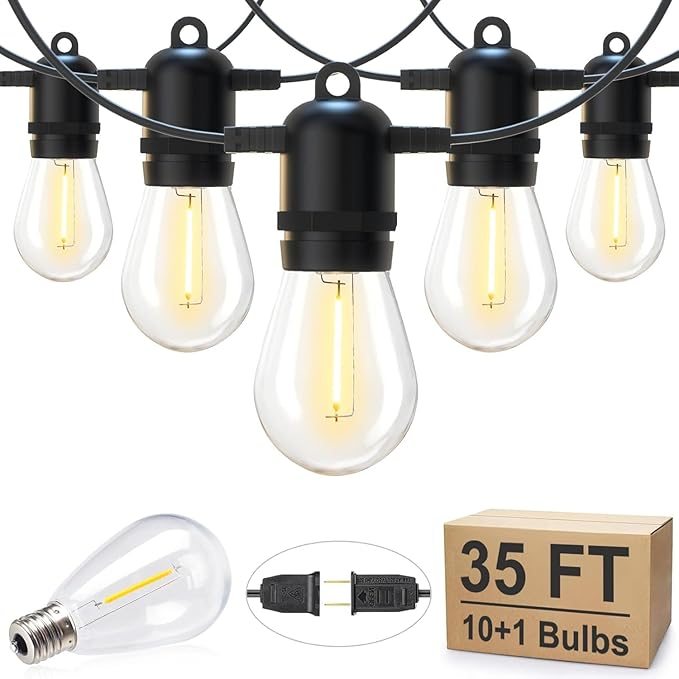 Brightown Outdoor String Lights 35FT by Brightown