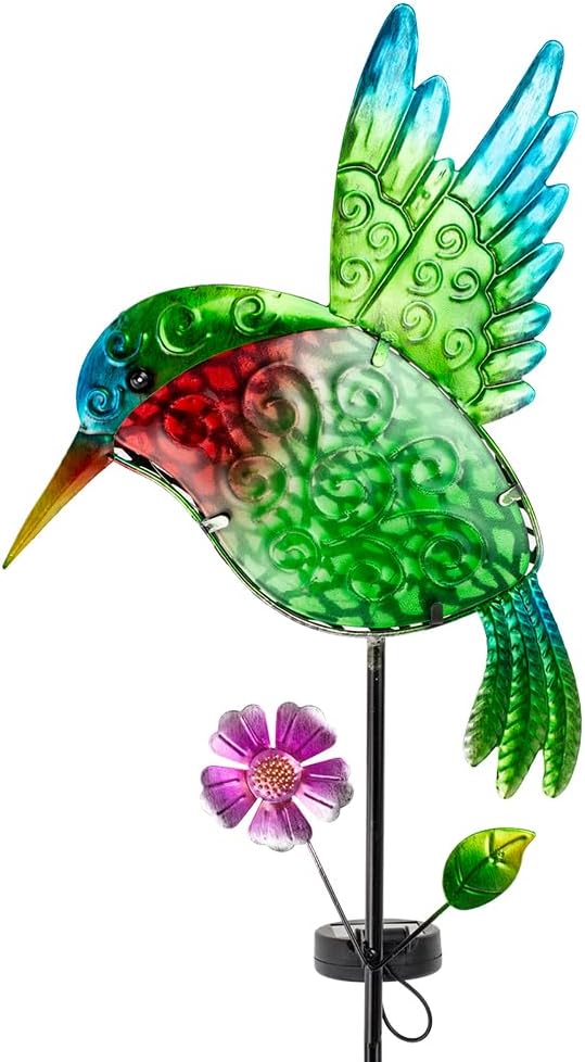 dreamysoul Outdoor Solar Hummingbird Garden Lights, Decorative Hummingbird by DREAMYSOUL