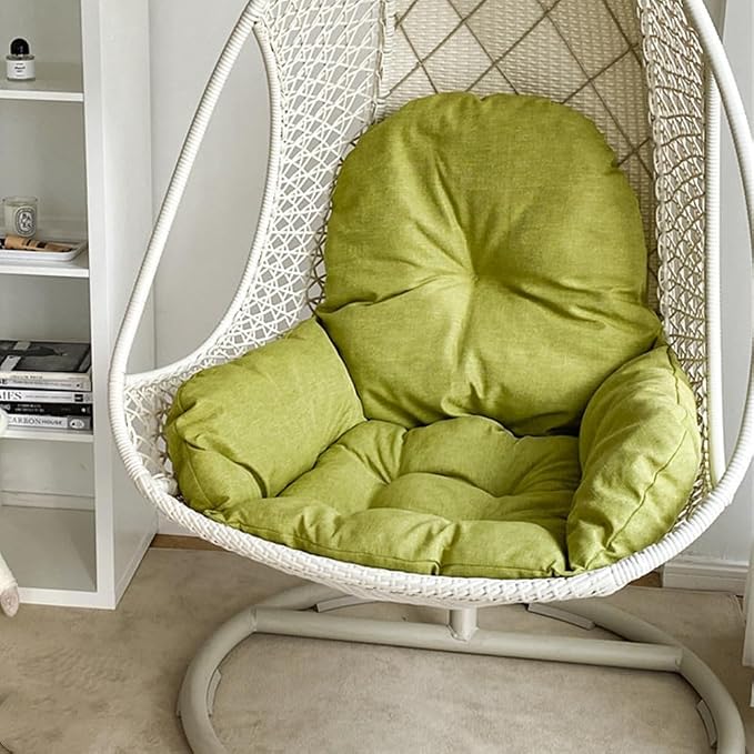 Swing Egg Chair Cushion Thickened Hanging Basket Seat Cushion Washable Hammock by Sothuba