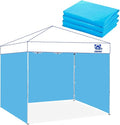 3PCS Canopy Sidewalls for 10x10 Pop Up Canopy Tent Waterproof, 99% UV Protection by FANPATUS