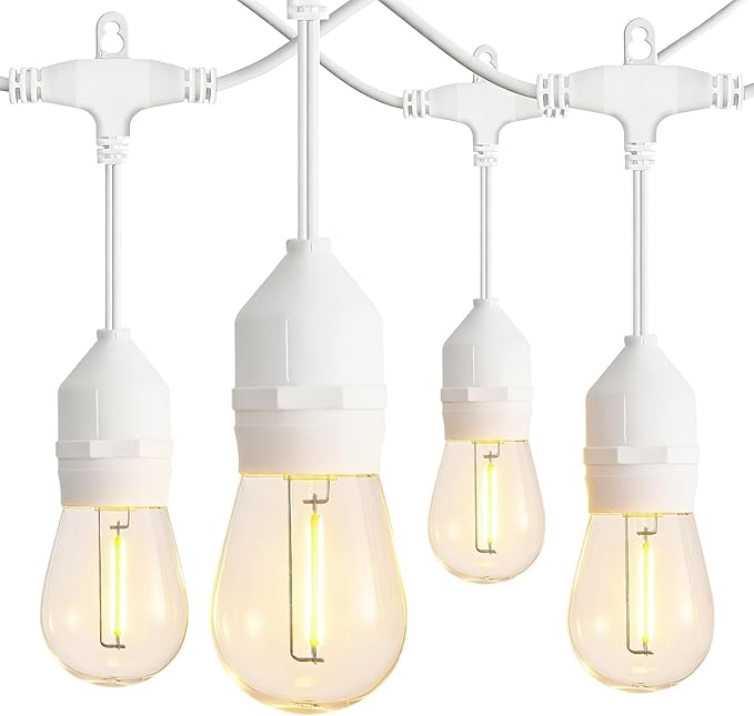 Banord Outdoor String Lights, 48FT Waterproof Patio Lights by Banord