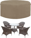 Easy-Going 600D Heavy Duty Round Patio Furniture Cover, Outdoor Table and Chair by Easy-Going