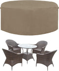 Easy-Going 600D Heavy Duty Round Patio Furniture Cover, Outdoor Table and Chair by Easy-Going