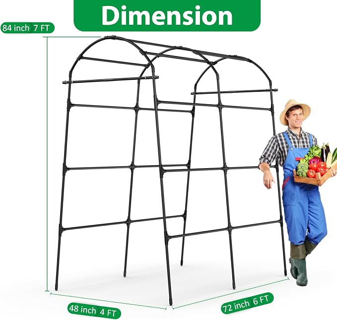 Garden Trellis Arch for Climbing Plants Outdoor - Image 2