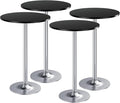 Furmax Bistro Pub Table Round Bar Height Cocktail Table by Furmax