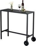 Garvee Outdoor Bar Table, 39 inch Counter Height Table by Garvee