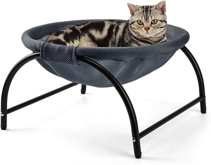 Raised Cat Hammock Bed, Standing Cat Cot by LIFLIX