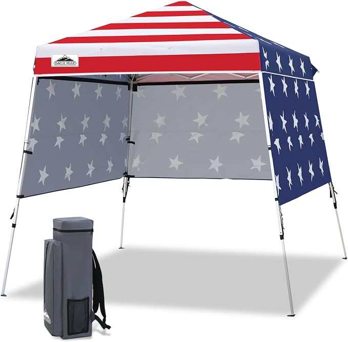 EAGLE PEAK Day Tripper 8x8 Aluminum Super-Lightweight Pop Up Canopy by EAGLEPEAK