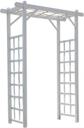 Dura-Trel Elmwood Arbor, Vinyl Garden Archway by Dura-trel
