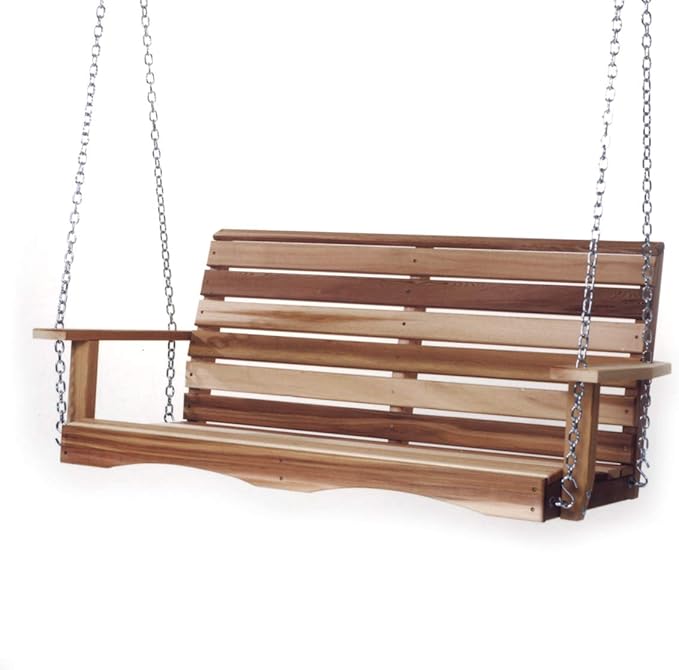 All Things Cedar PS48-SW10 Premium Porch Swing | 4-Ft Outdoor Furniture & Patio by AllThingsCedar