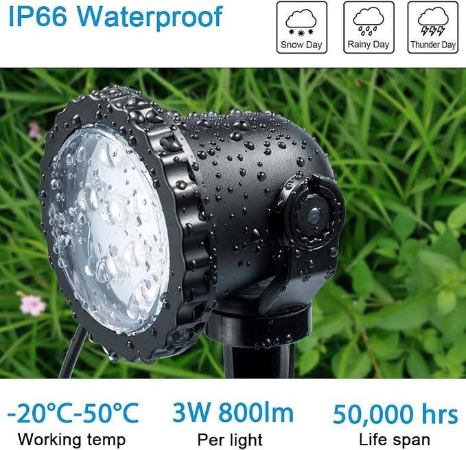 Outdoor lights Outdoor Landscape Lighting 12W Outdoor Spot Lights - Image 3