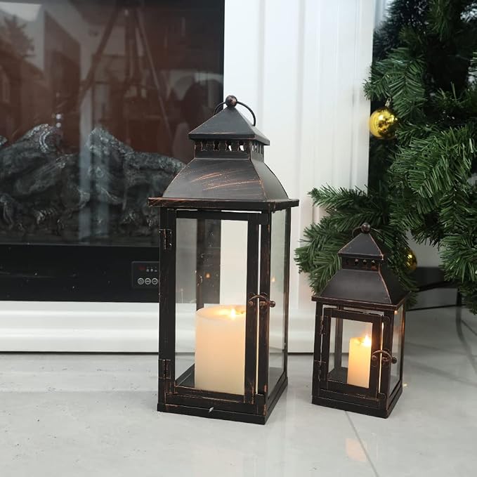 NEEDOMO Lanterns Decorative Outdoor&Indoor, Candle Holder - Image 9