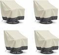 4 Pack Heavy Duty Patio Chair Covers by HI%C2%B7%C2%B7%C2%B7YOURCOVER