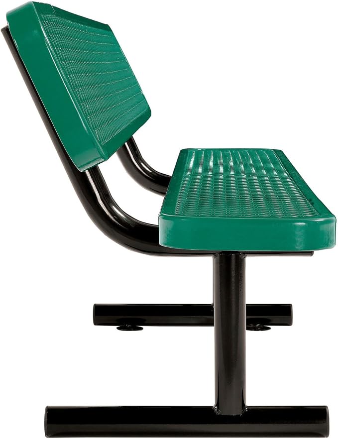 Global Industrial 6'L Heavy Duty Expanded Metal Mesh Bench - Image 4