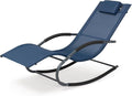 Outdoor Lounge Chair with Pillow, Chaise Lounge Chair by MansionHome