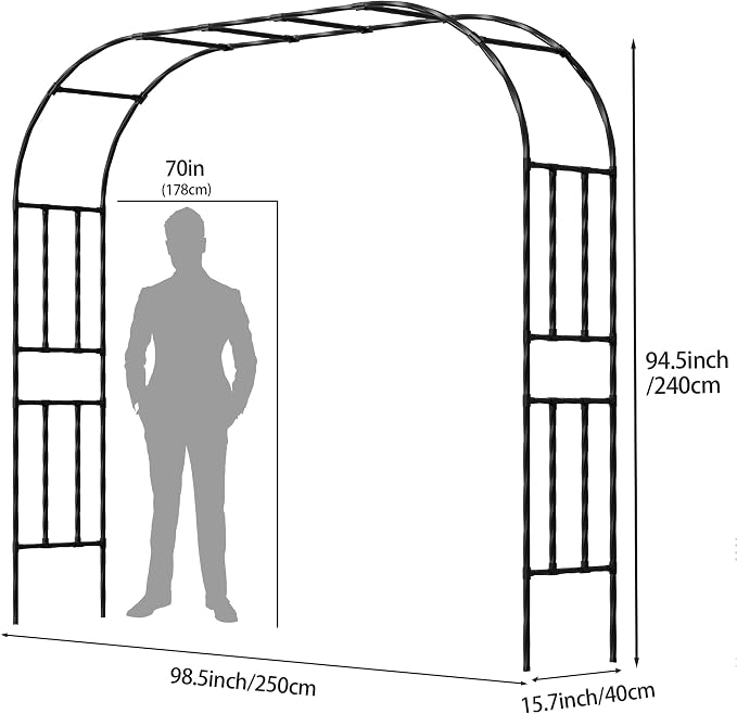 Garden Arch Trellis, Trellis Arch - Image 3