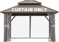 MELLCOM Gazebo Universal Replacement Privacy Netting, Outdoor 4-Panels Sidewall by MELLCOM
