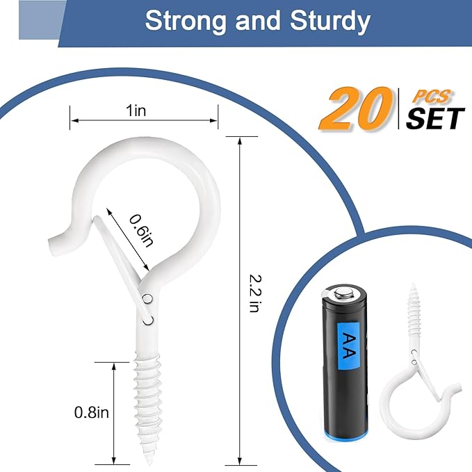 ADIIL 20 PCS Q Hanger Hooks - Image 6