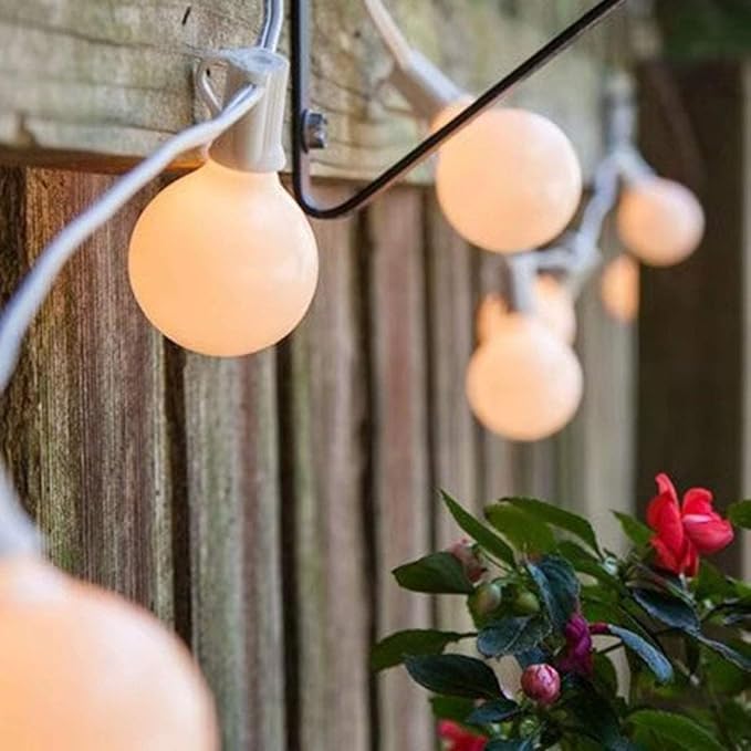 Abeja Outdoor Frosted String Lights G40-25Ft - Image 6