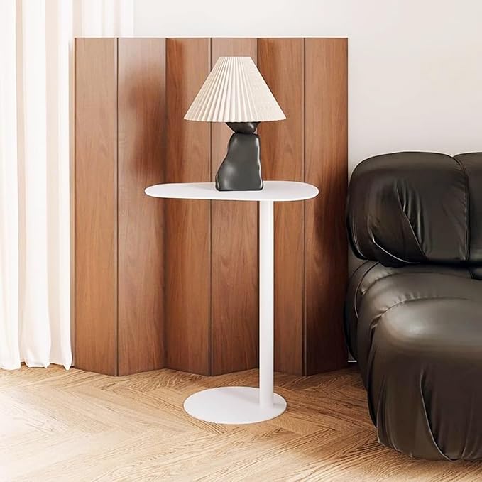 C Shaped Side Table End Coffee Tables, Aesthetics Minimalist Accent Tables - Image 4