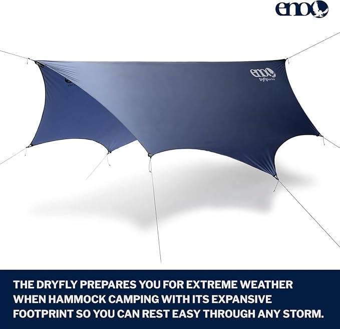 ENO, Eagles Nest Outfitters DryFly Rain Tarp, Ultralight Hammock Accessory - Image 2