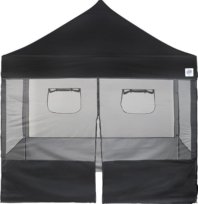 E-Z UP Food Booth Sidewall Kit, Fits 10' x 10' Straight Leg Canopy, Includes 2 - Image 7
