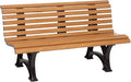 Plow & Hearth Weatherproof German PVC Outdoor Bench | 3-Seat | Holds Up to 500 by PlowHearth